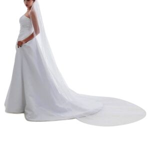 Bridal veil 1 tier